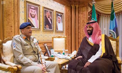 ولي العهد يجتمع بقائد الجيش الباكستاني ولي العهد يجتمع بقائد الجيش الباكستاني